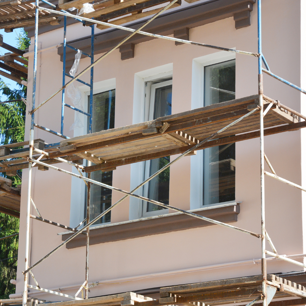 Réalisation peinture façade Île de Ré